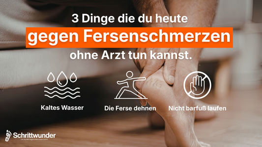 3 Dinge die du heute gegen Fersenschmerzen tun kannst